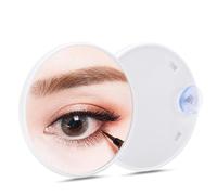 LYPER Specchio ingranditore 5X per trucco, rotondo, multifunzione, con 2 ventose rimovibili, da utilizzare per l'applicazione del trucco, rasatura, pinzette, rimozione punti neri e imperfezioni