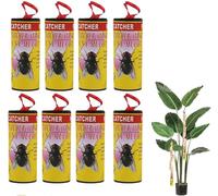 LYPER Trappola adesiva per mosche, 8 pezzi, strisce adesive gialle, trappola per mosche da lutto, per interni, per combattere le mosche della frutta contro le piccole mosche (8)