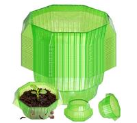 LYPPUL 20 Pezzi Collare per Lumache, Protezione per Lumache, Anello Protezione Lumache, Protezione Contro Le Lumache per Proteggere Le Verdure dai Danni degli Animali, Verde Trasparente