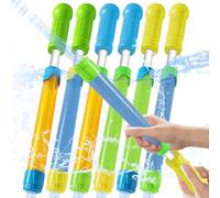 LYPPUL 6 Pezzi Pistole ad Acqua per Bambini, Colori Misti Pistola ad Acqua in Plastica, Pistola a Spruzzo ad Acqua per Bambin, Ideale per Estate, Giardino, Feste in Piscina e Attività All'aperto
