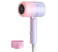 LYPPUL Asciugacapelli da Viaggio Pieghevole,800W Asciugacapelli Ionico,Phon Capelli da Viaggio,Portatile e Compatto,2 Temperature,Maneggevole,per Salone e Casa Viaggi,per Molte Acconciature