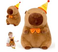 LYPPUL Capybara Peluche, 25CM Peluche Kawaii Capybara, Simulazione Animale Peluche Capybara Giocattolo, Soft Bambola Cartoon Animal Plush Toys, Peluche Regalo per Bambini e Amici Compleanno o Natale