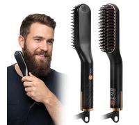 LYPPUL Piastra per Barba Capelli Uomo, Pettine Elettrica Riscaldata Rapida Lonic