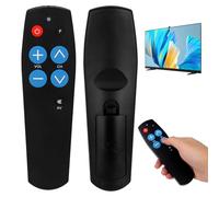 LYPPUL Telecomando Universale per TV con Grande Pulsante per Anziani, Anziani, Telecomando Universale per TV e cavi, dispositivi IR, facile da usare e configurare