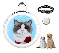 LYPPUL Tracker Gatto Mini Tracker Cane Gatto Pet Tracker per Gatti con Collare per Gatti Cani Piccoli Fibbia Chiave Zaino, Nessun costo mensile Funziona