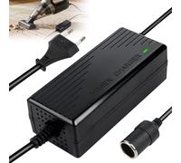 LYPPUL Trasformatore di tensione da 220 V a 12 V, adattatore di alimentazione per auto, presa accendisigari, convertitore, adattatore di rete, raddrizzatore per compressore, scatola frigo, lampade LED