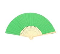 LYQNIHOB 1 Pezzi Verde scuro Ventilatore Pieghevole a Mano, Ventagli Pieghevoli Portatili, Ventagli Pieghevoli per Donna, Ventaglio Portatile Cinese in Carta Orientale per Ballo Festa, Regali di Nozze