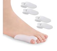 LYQNIHOB separatore per Alluce valgo, Set 4 Separatori Dita Piede, Protezione e Allineamento Mignolo e Little Dita, Accessorio Yoga Pilates Podologia, allevia Il Dolore, Adatto per Donne e Uomini