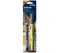 LYRA DRY PROFI GIANT L4478001, pennarello da costruzione, con temperamatite e clip + 4 mine universali in grafite per tutte le superfici in blister