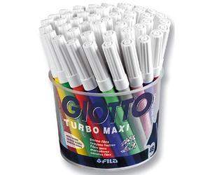 LYRA Giotto 521400 - Pennarelli Turbo Maxi, tratto 5 mm, 48 pezzi