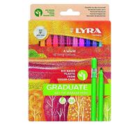 LYRA Graduate Art-Tip, Pennarelli, colori assortiti, confezione da 24