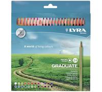 LYRA Graduate Pastelli colorati 24 pz col. assortiti