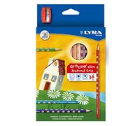 Lyra L2821360 - Astuccio 36 Pastelli Groove Slim