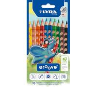 Lyra L3811100 - Astuccio 10 Pastelloni Groove