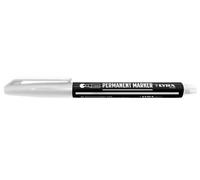 LYRA L4060001-1, pennarello indelebile, bianco, 1 mm, per marcature professionali su superfici lisce e ruvide, 1 pezzo