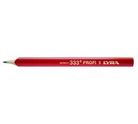 LYRA L4332111 - Matita da carpentiere ovale 333®, lunghezza 24 cm, matita professionale, ideale per marcatori su legno, 12 pezzi, appuntita