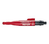 LYRA L4494302, DRY - Matita professionale con luce a LED, per marcature professionali, inclusi temperamatite e clip, mina universale in grafite da 2B, 2,8 mm, per tutte le superfici