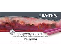 Lyra Germany Gessetti Polycrayon Soft - astuccio in cartone - 12 gessetti assortiti