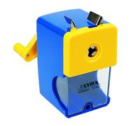 Temperamatite a manovella con contenitore - 1 foro - Lyra