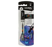 LYRA Mark All, Marcatore permanente multisuperficie, Punta tonda, 2mm, Nero, 1pz