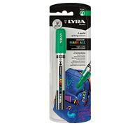 LYRA Mark All, Marcatore permanente multisuperficie, Punta tonda, 2mm, Verde smeraldo, 1pz