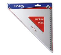 Lyra Metal Squadra 32cm/45°in busta PVC