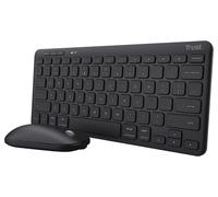 Lyra Multi-Dispositivo Tastiera Wireless E Mouse Deskset, Nero - 24847