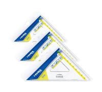 Lyra Noflash Squadra 16cm/45° in busta PVC (Confezione da 3)