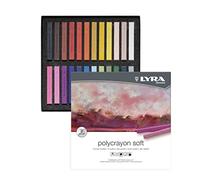 LYRA Polycrayon soft astuccio in cartone 24 gessetti assortiti