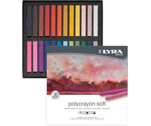 LYRA POLYCRAYON SOFTSET 24 PASTELLI GESSETTI MORBIDI L5651120