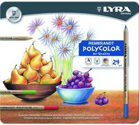 Lyra Rembrandt Polycolor Matite Colorate IN Regalo Latta - Ideale per Art