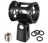 LYRCRO Supporto antiurto per microfono, anti-vibrazione, per microfono a condensatore, come Rode NTG-1, NTG-2, NTG-3, NTG-4, NTG-4+, NTG-5, Sennheiser MKE 600