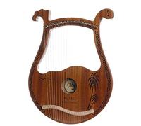 Lyre Arpa con 19 Archi, Mogano Manuale per Gli Amanti Della Musica per Principianti Bambini Strumento Musicale per Adulti