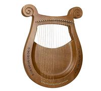 Lyre Harp 16 corde in mogano, set di strumenti a corde for lira con chiave di accordatura, plettro, corde e borsa nera, set di strumenti musicali portatili for bambini, ragazzi, adulti/85 (Color : Wh