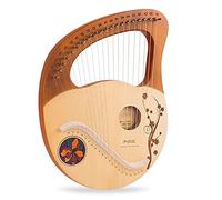 Lyre Harp 21 Strumento In Legno In Metallo In Metallo, Stringhe A Sella MAHOGANY LYRE Con Chiave A Tuning, Sostituire Set Di Corde E Chiave Di Tuning, Per Adulti Bambini Bambini Principianti