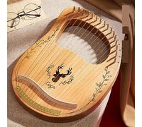 Lyre Harp - Arpa portatile da 15 a 24 corde per principianti, con custodia, corda di ricambio, chiave per accordatura, plettri e manuale, perfetta per l'apprendimento e le prestazioni