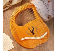 Lyre Harp - Arpa portatile da 15 a 24 corde per principianti, con custodia, corda di ricambio, chiave per accordatura, plettri e manuale, perfetta per l'apprendimento e le prestazioni