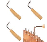 Lyre Harp - Chiave per accordatura a forma di L, 3 pezzi, strumento professionale per accordatura con melodia, piroli per accordatura per arpa, accessori per accordatura per arpa, quadrilatero interno