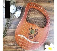 Lyre Harp con Chiave a Sintonizzazione, Guida Allo Studio Arpa Lira Bambini, Adolescenti Arpa a Leva per concerti Feste di Compleanno Portatile(16 String-A-Ginkgo Leaf)