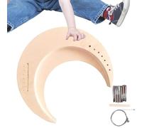 Lyre Harp - Legno Lyre | Harps Lyres Craft | Arpa Lyrs Musica Ornamenti pendenti | Forniture per la produzione di legno | Kit di produzione di strumenti portatili per bambini | Herramie