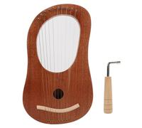 Lyre Harp, Lyrical 10 Strings Portable Mini Size Harp with Tunning Wrench Ancient Greece Style for Beginners Adults