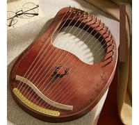 Lyre Harp - Strumento musicale portatile con custodia, chiave per accordatura, plettri e manuale, perfetto per principianti, 15-24 corde