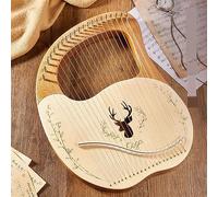 Lyre Harp - Strumento musicale portatile con custodia, chiave per accordatura, plettri e manuale, perfetto per principianti, 15-24 corde