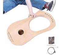 Lyre Make Making Kit - Kit strumenti per principianti - Kit di strumenti per la produzione di Lyre Harp Making Supplies per gli amanti della musica | Strumenti di artigianato completi per