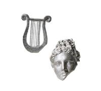 Lyre Orecchini Orecchino Alla Moda Partito Lega Texture Gocce Adatto Per Occasioni Casual O Formali Lyre Orecchini, Taglia unica, come descritto