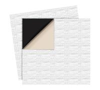 Lyreh 2pz Toppa Riparazione per Rivestimento Laghetto, 20x20cm Gomma Butilica Foglio di Alluminio Kit di Toppe Rivestimento Laghetto per Riparazione Piscina da Giardino Protezioni Tetto