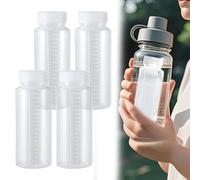 Lyreh 4pz Riutilizzabili Ghiaccioli per Bottiglie, Stampi Cubetti di Ghiaccio con Coperchio per Bottiglie d'Acqua a Bocca Larga Senza BPA Compatibili con Hydro Flask, Klean Kanteen, Nalgene