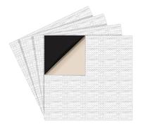 Lyreh 4pz Toppa Riparazione per Rivestimento Laghetto, 20x20cm Gomma Butilica Foglio di Alluminio Kit di Toppe Rivestimento Laghetto per Riparazione Piscina da Giardino Protezioni Tetto