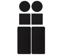 Lyreh 6pz Toppe Autoadesive per Trampolino, Kit di Riparazione di Toppe a 3 Forme Nastro Riparazione Tappetini per Riparare Strappi o Buchi nei Tappetini da Trampolino