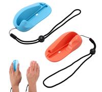 Lyreh Adattatore Mouse Controller Gioco per Switch 2 Joy-Con 2 Impugnature, Mini Impugnatura Mouse Portatile Accessorio Controller Gioco per Drag x Drive Giocatore Regali Accessori (Blu, Arancione)